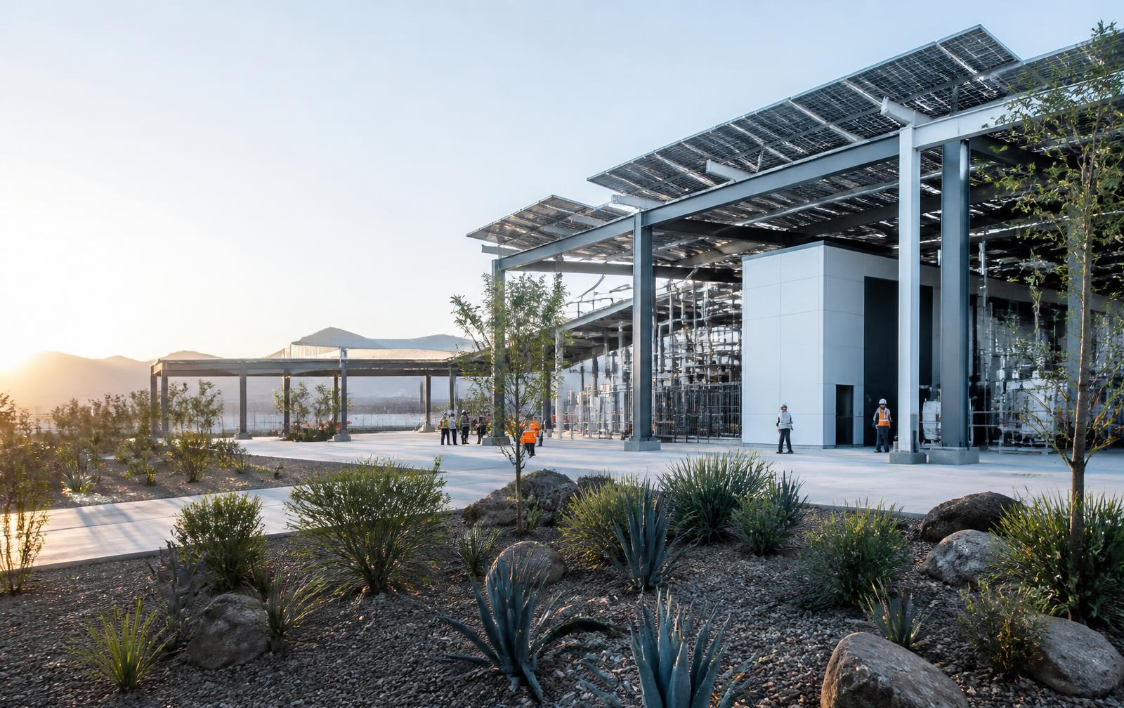 Instalación industrial moderna y sostenible en México